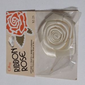 5/$15 VTG 2" Offray La Grande Rose